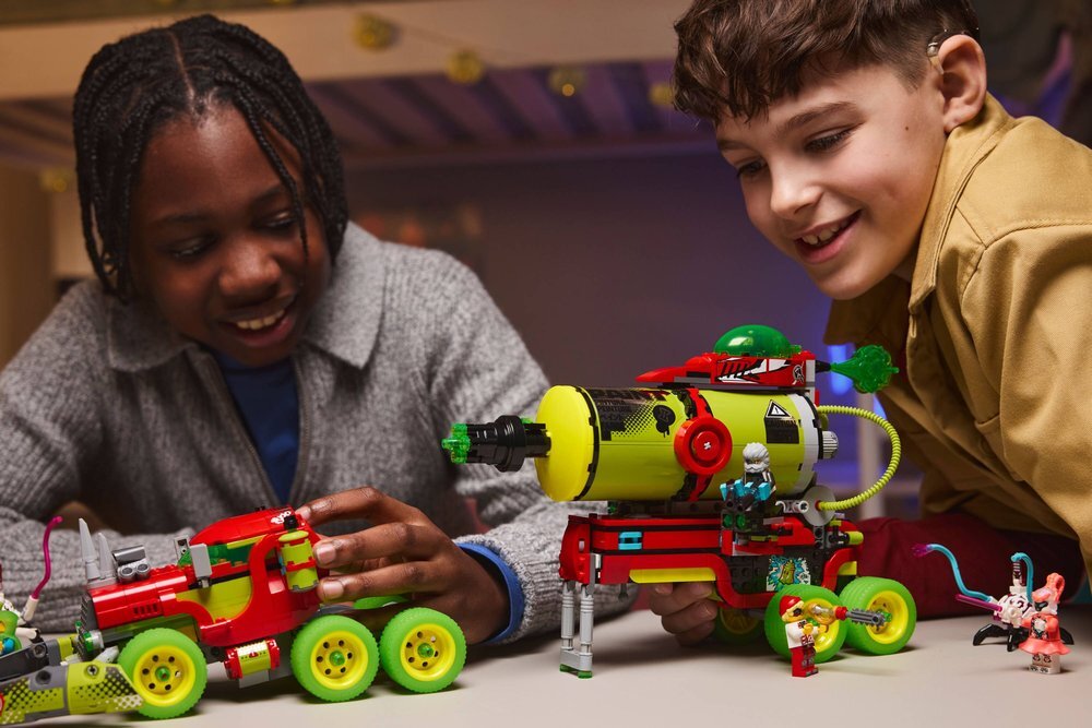 LEGO 71499 DREAMZzz Sprayowa ciężarówka Mateo detale zestawu 19 cm wysokości, 42 cm długości i 14 cm szerokości