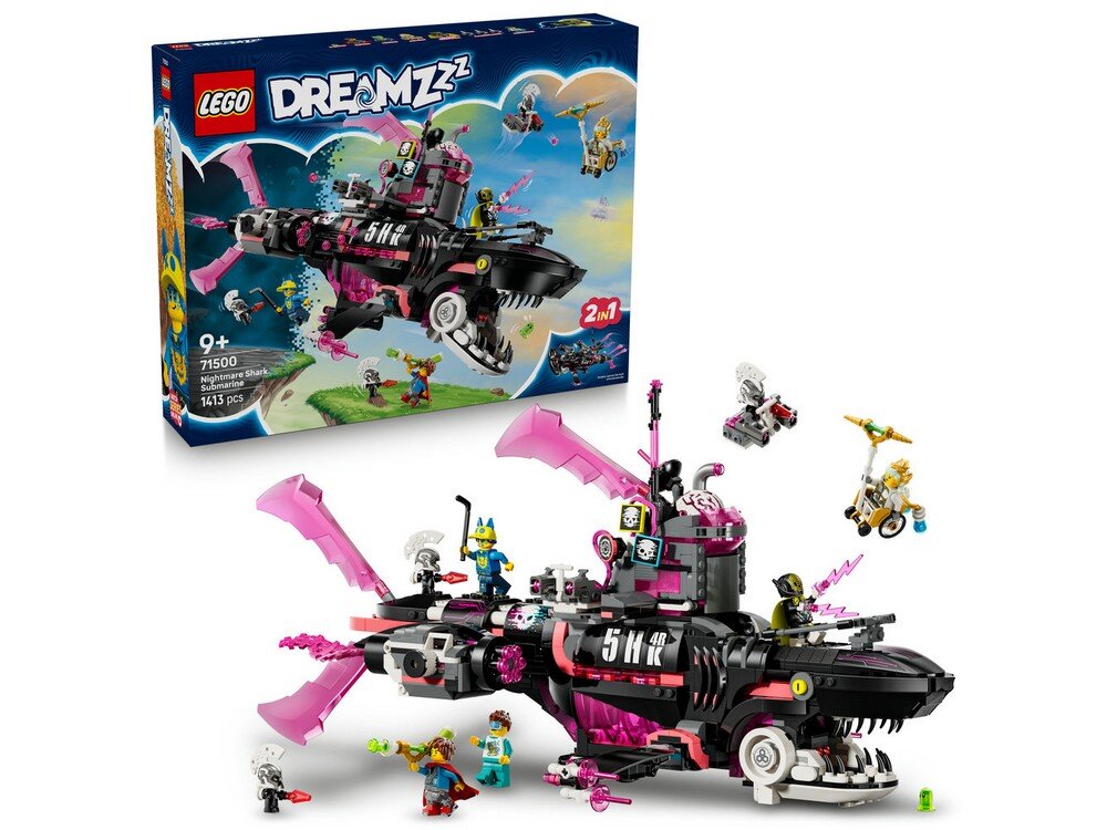 LEGO 71500 DREAMZzz Koszmarny Rekinokręt podwodny Zestaw