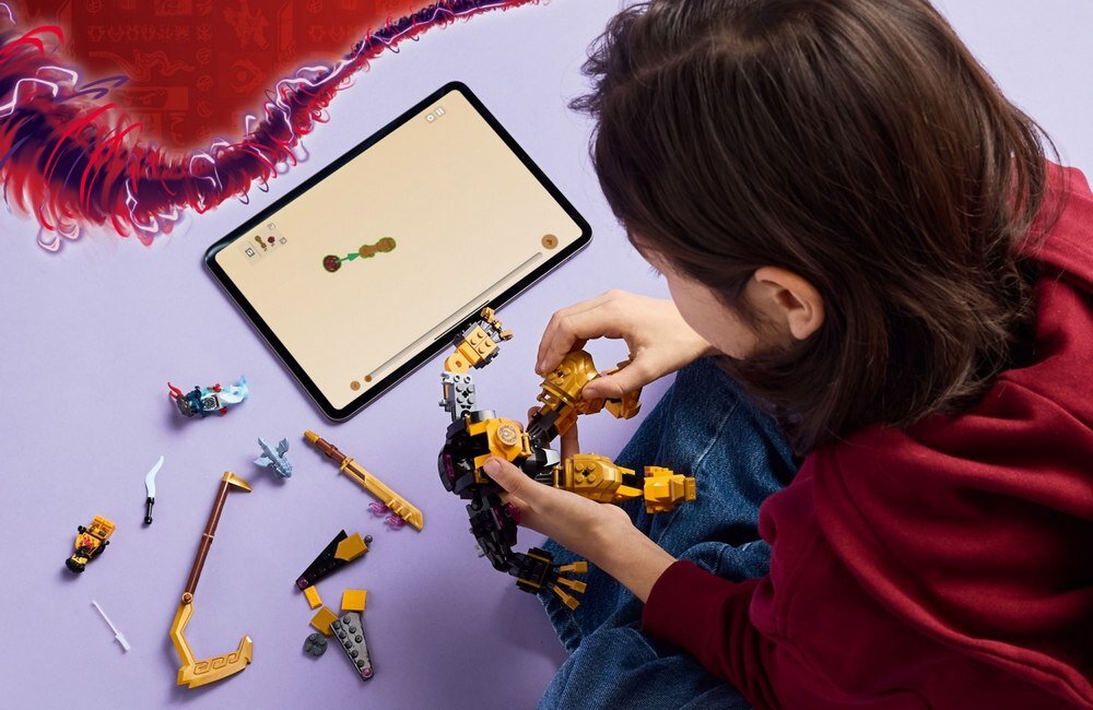 LEGO 71839 NINJAGO Mech bojowy Spinjitzu Arina zdolności manualne rozwój dziecka koordynacja umiejętności wyobraźnia