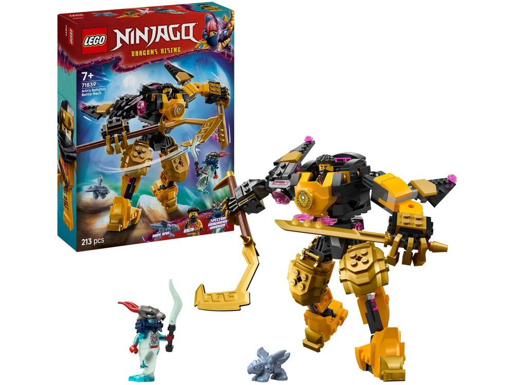 LEGO 71839 NINJAGO Mech bojowy Spinjitzu Arina Zestaw