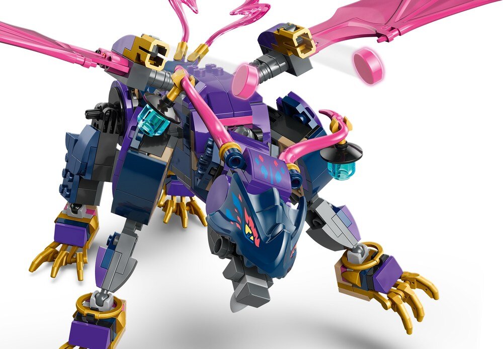 LEGO 71842 NINJAGO Smoczy mistrz Rontu ruchomy ogon, nogi, skrzydła, stopy, głowę i pysk