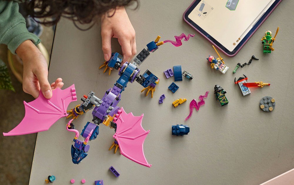 LEGO 71842 NINJAGO Smoczy mistrz Rontu zdolności manualne rozwój dziecka koordynacja umiejętności wyobraźnia