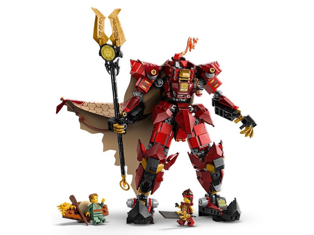LEGO 71846 NINJAGO Mech ognistego rycerza serial NINJAGO Legends Potworności dwie minifigurki NINJAGO