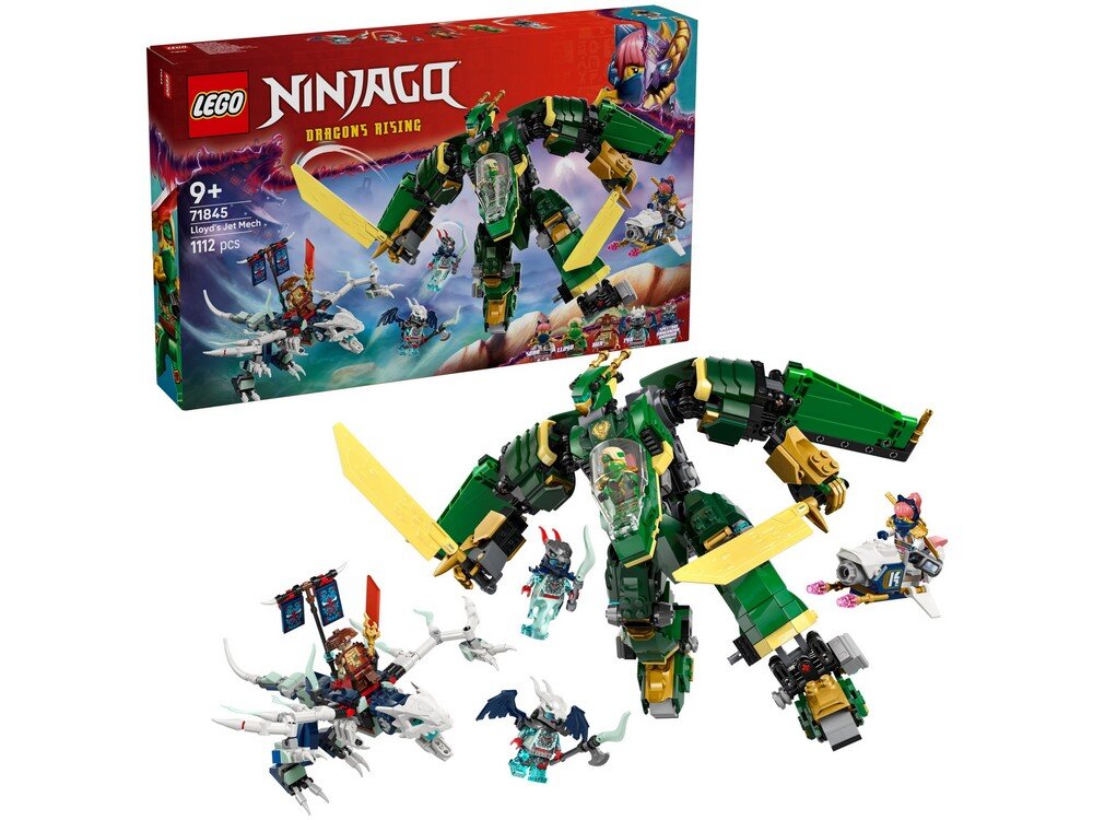 LEGO 71845 Ninjago Odrzutowy mech Lloyda Zestaw
