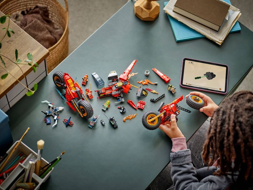 LEGO 71844 Ninjago Pojazd bojowy ninja dziecko buduje zestaw zdolności manualne rozwój dziecka koordynacja umiejętności wyobraźnia