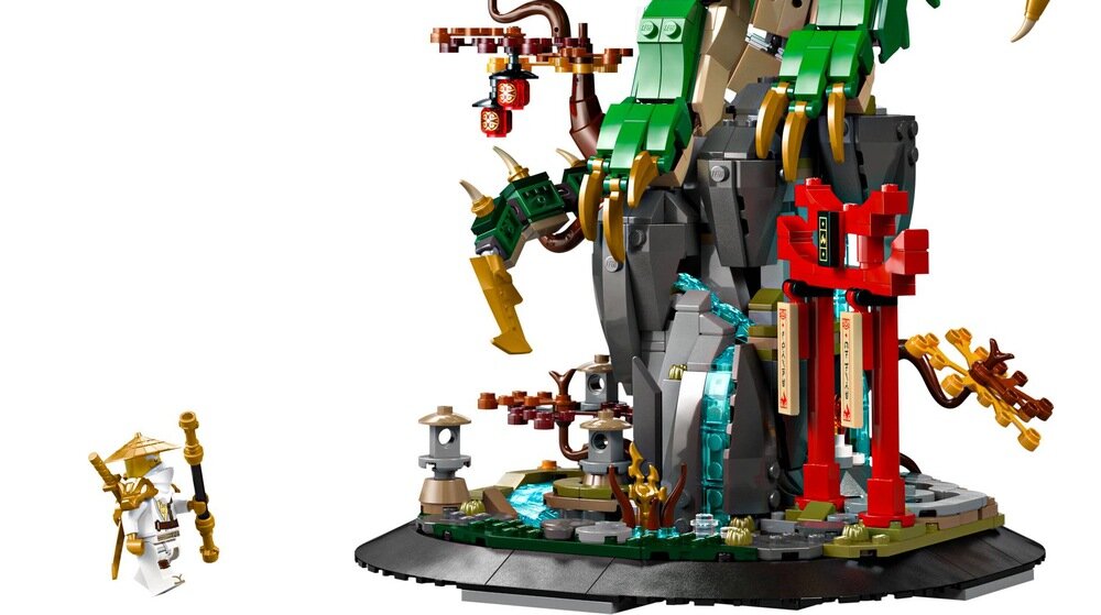 LEGO 71847 Ninjago Smok-strażnik lewitujący magiczny miecz, latarnia i brama elementy