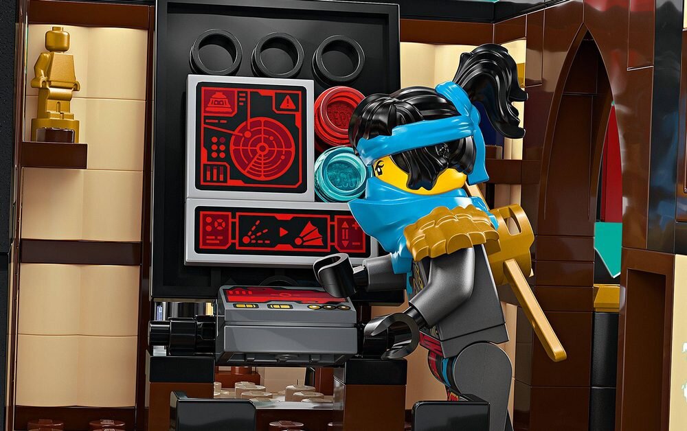 LEGO 71848 Ninjago Perła Świątyni NINJAGO Powstanie Smoków serial wnętrze statku