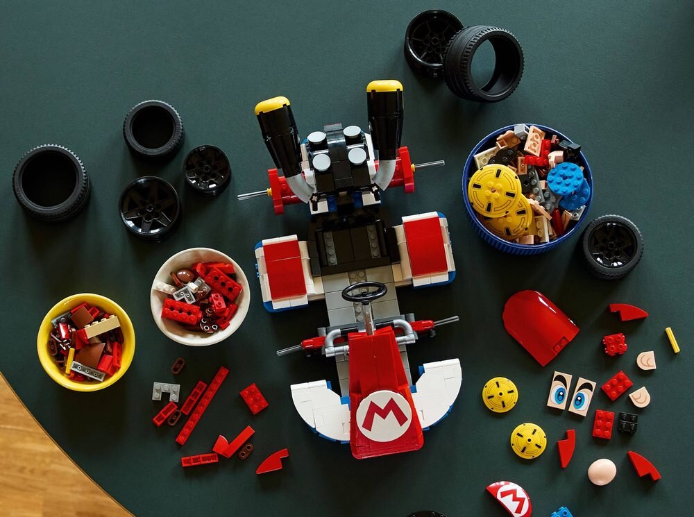 LEGO 72037 Super Mario Mario Kart: Mario i Standard Kart relaks spędzanie czasu kreatywne myślenie koordynacja