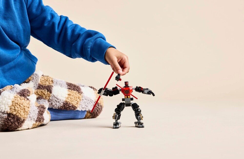 LEGO 75411 Star Wars Mech Dartha Maula zdolności manualne rozwój dziecka koordynacja umiejętności wyobraźnia
