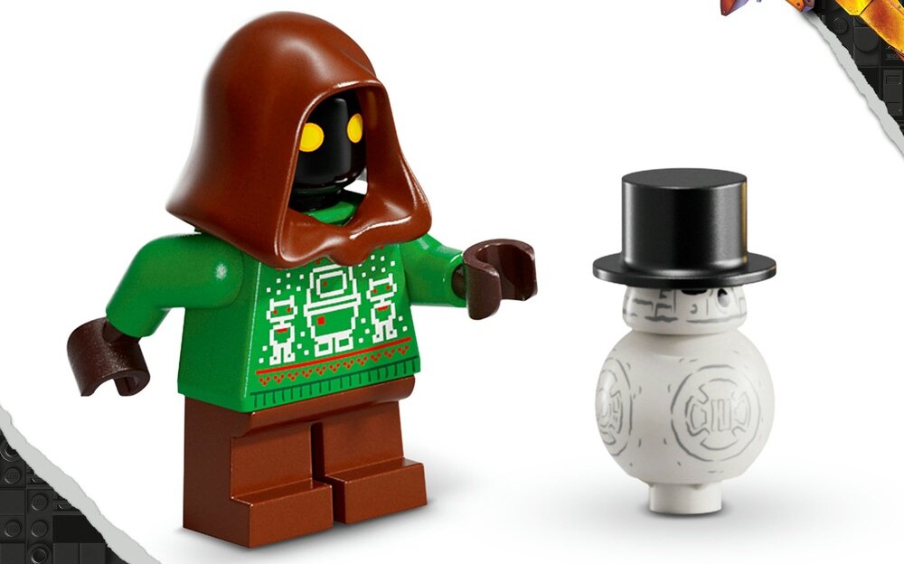 LEGO 75418 Star Wars Kalendarz adwentowy na 2025 rok  BB-8 w stroju bałwanka 