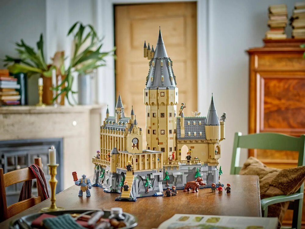 LEGO 76454 Harry Potter Zamek Hogwart: Główna wieża kv lifestyle początek opisu sekcja nagłówkowa