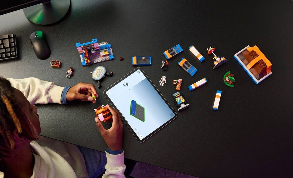 LEGO 77076 Fortnite Restauracja Durrr Burgerownia zdolności manualne rozwój dziecka koordynacja umiejętności wyobraźnia