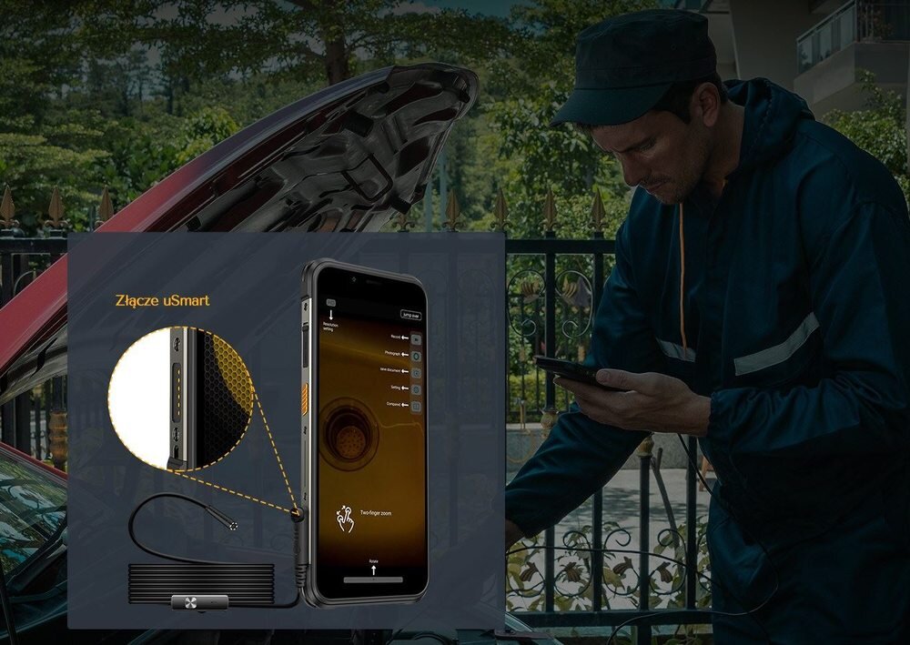 ULEFONE Power Armor 16S złącze uSmart kompatybilne akcesoria kamera mikroskop