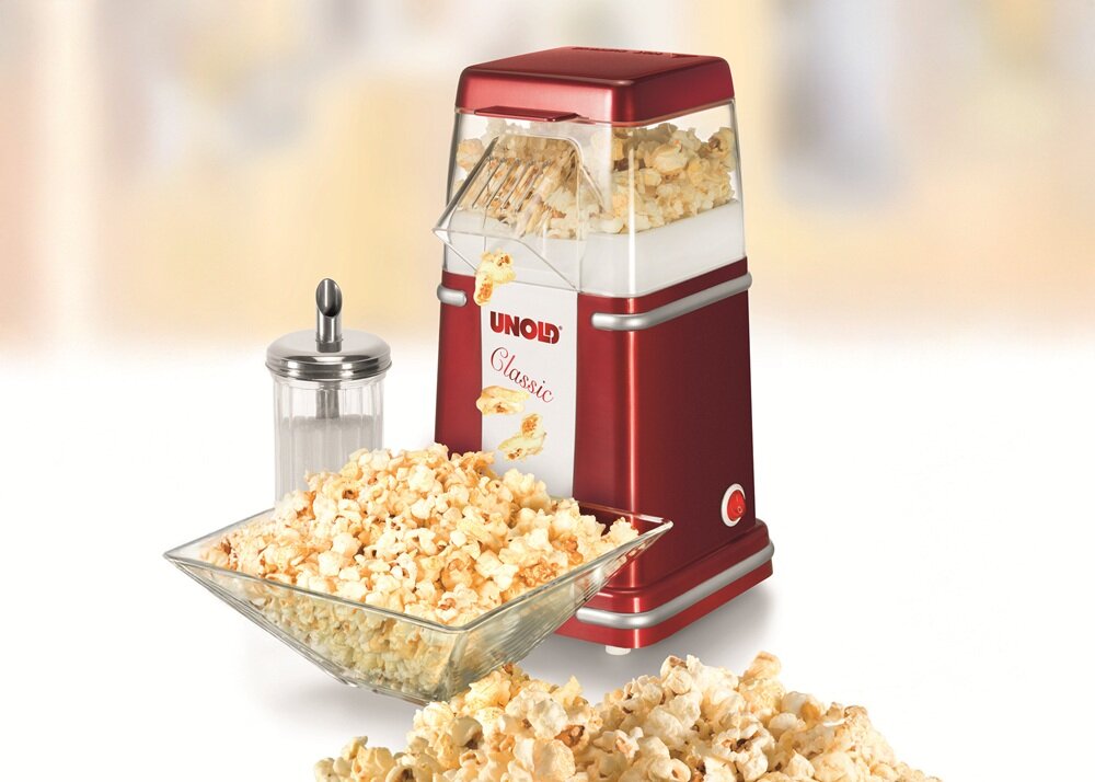 Maszyna do popcornu UNOLD 48525 uniwersalne urządzenie, dla każdego, chrupiący popcorn