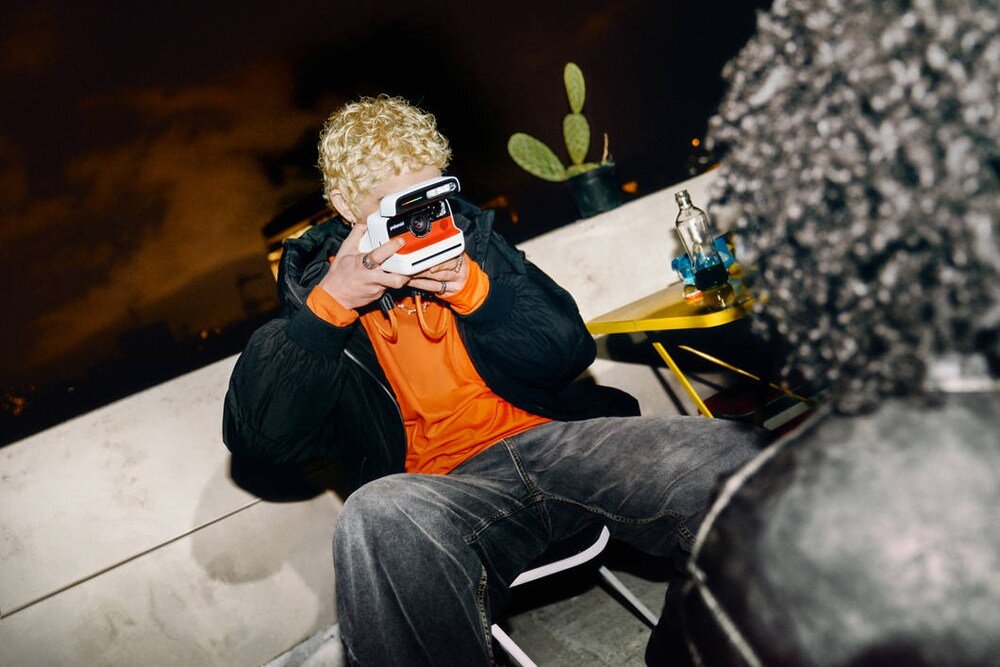 Aparat natychmiastowy POLAROID Flip z sonarowym autofokusem i czujnikiem ultradźwiękowym