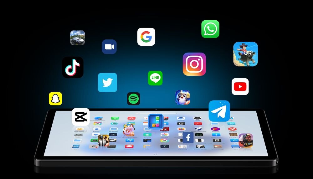 Tablet DOOGEE U11 pamięć ram rom wizualziacja aplikacji na tablecie