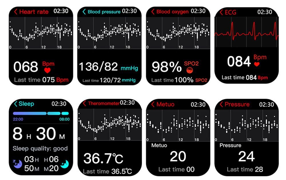 Smartwatch KIANO Watch Active ekran bateria czujniki zdrowie sport pasek ładowanie pojemność rozdzielczość łączność sterowanie krew puls rozmowy smartfon aplikacja