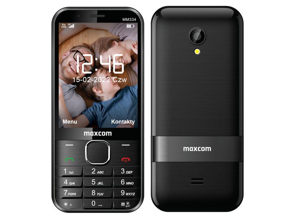 Telefon MAXCOM Classic MM334 aparat elementy zlacze uniwersalnosc