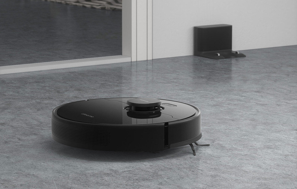Robot sprzatajacy DREAME D9 Max wydajne zasilanie akumlator o pojemnosc 5200 mAh czas pracy do 150 minut powierzchnia do 250 m2