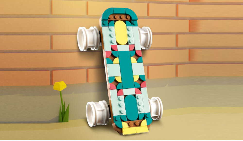 KLOCKI LEGO CREATOR 3IN1 WROTKI W STYLU RETRO 31148 deskorolka
