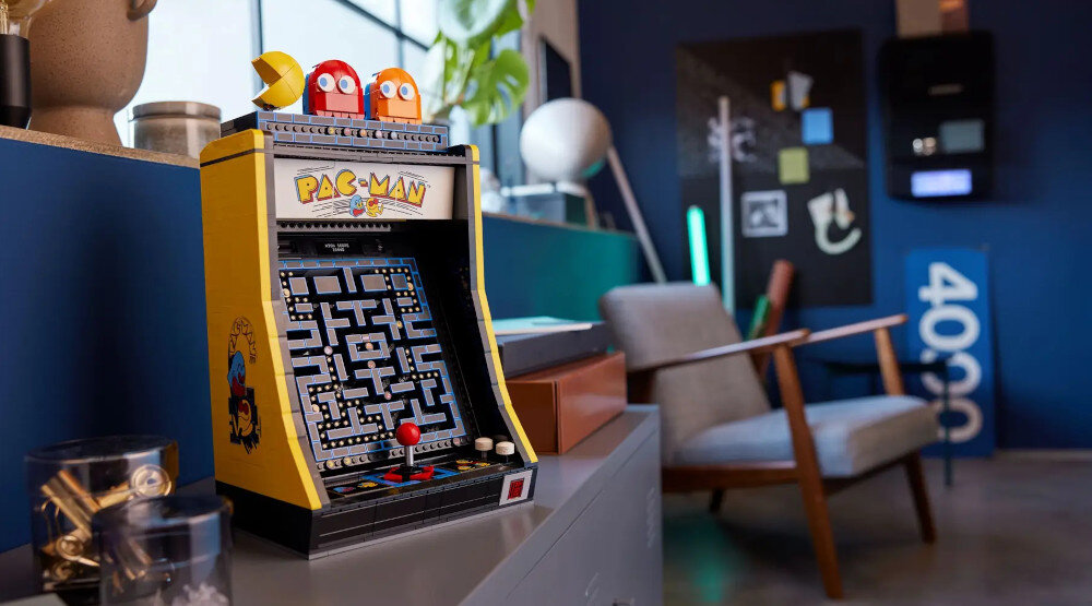 KLOCKI LEGO ICONS AUTOMAT DO GRY PAC-MAN 10323 lata 80 zestaw dla dorosłych elementy liczba