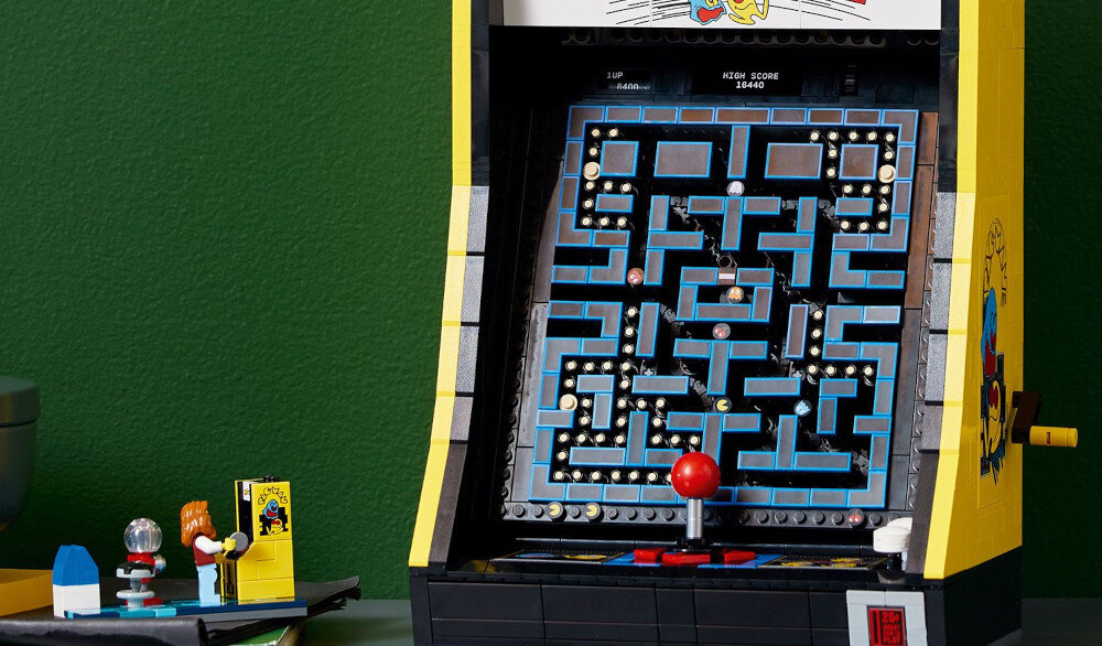 KLOCKI LEGO ICONS AUTOMAT DO GRY PAC-MAN 10323 minimodel automat do gry łączenie klocków