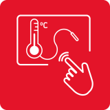Wyświetlacz LED sensorowy z termosondą (Tts) Wyświetlacz LED sensorowy z termosondą (Tts)