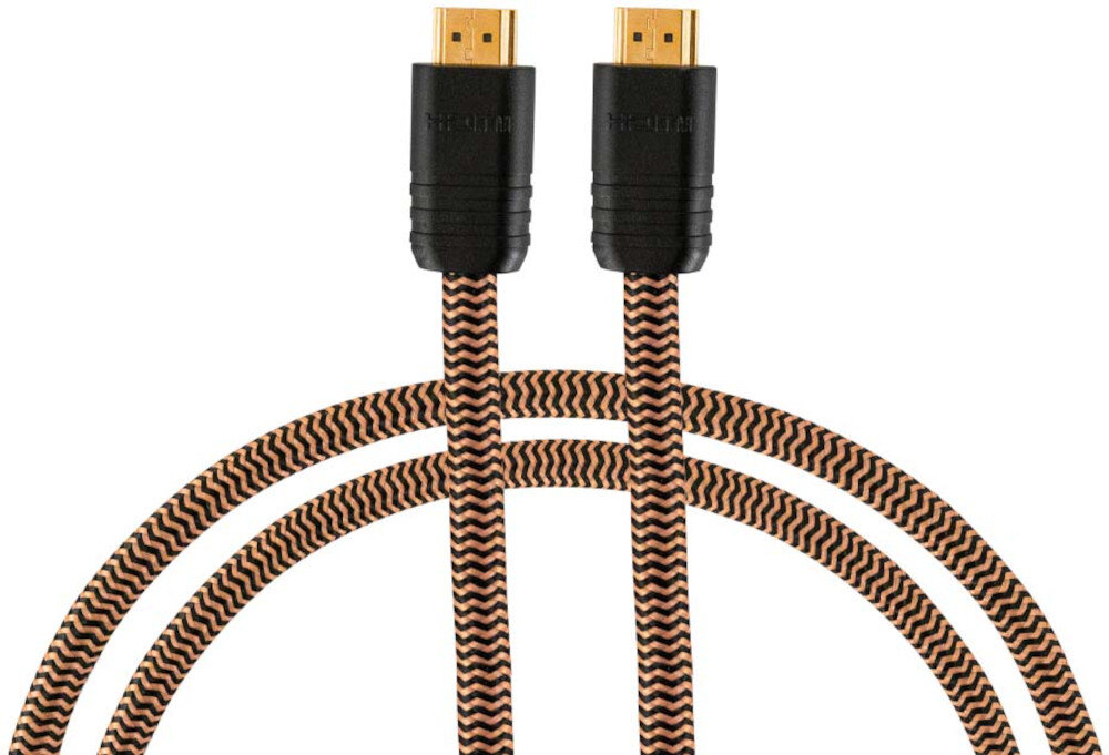Kabel HDMI-HDMI PROSON Arctic 2 m krystaliczny obraz i dźwięk 8K HDR HDMI 2.1, kabel HDMI na białym tle