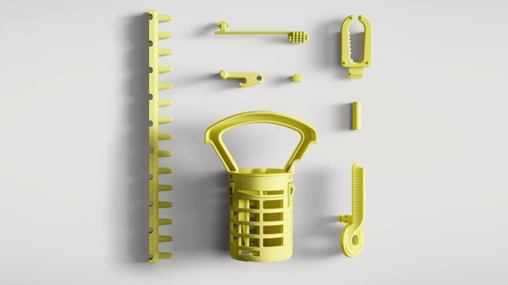 ZMYWARKA ASKO DFI544H/1 lifestyle żółte oznaczenie widoczność intuicyjna obsługa prowadnice Teleskopowe konstrukcja budowa Przemyślany design płynne wysuwanie koszy