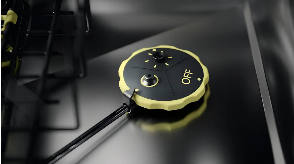 ZMYWARKA ASKO DSD544B lifestyle wizualizacja Regulowane strefy mocy skoncentrowany strumień szeroki dwie strefy manualnie sterowane