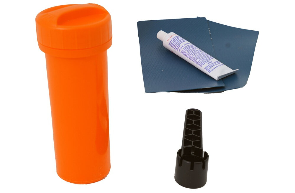 Deska SUP EXTRALINK SUP-2015 335 x 81 x 15 cm zestaw naprawczy na białym tle sport dla każdego do ćwiczenia równowagi i stabilności wydolność zdrowie pobudza mięśnie do pracy zestaw naprawczy