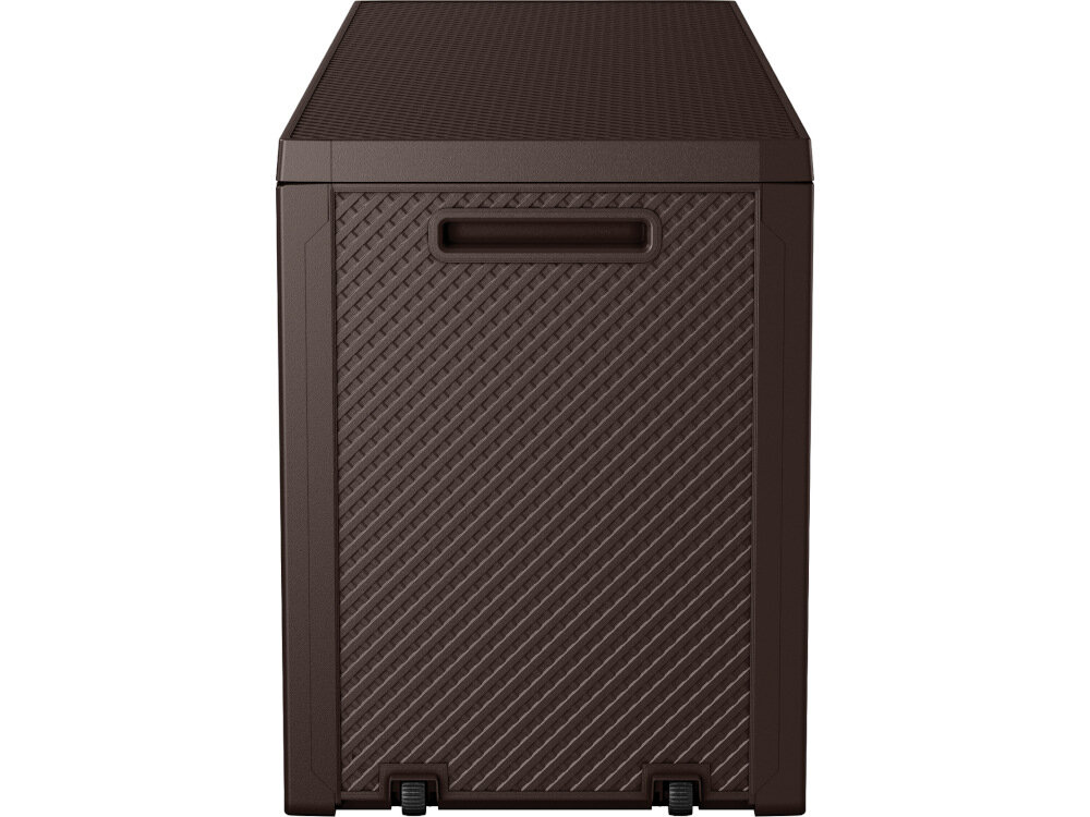 Skrzynia ogrodowa KETER Emily Storage Brązowy wbudowane uchwyty kółka