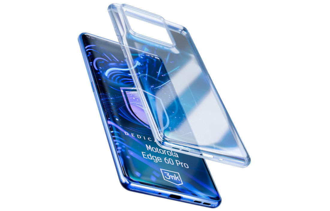 Etui 3MK Clear Case do Motorola Edge 60 Pro Przezroczysty Minimalizm w formie, maksymalna ochrona