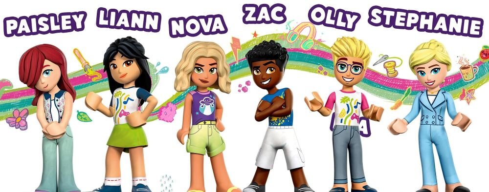LEGO Friends Dom kultury w Heartlake 41748 klocki elementy zabawa łączenie figurki akcesoria figurka zestaw
