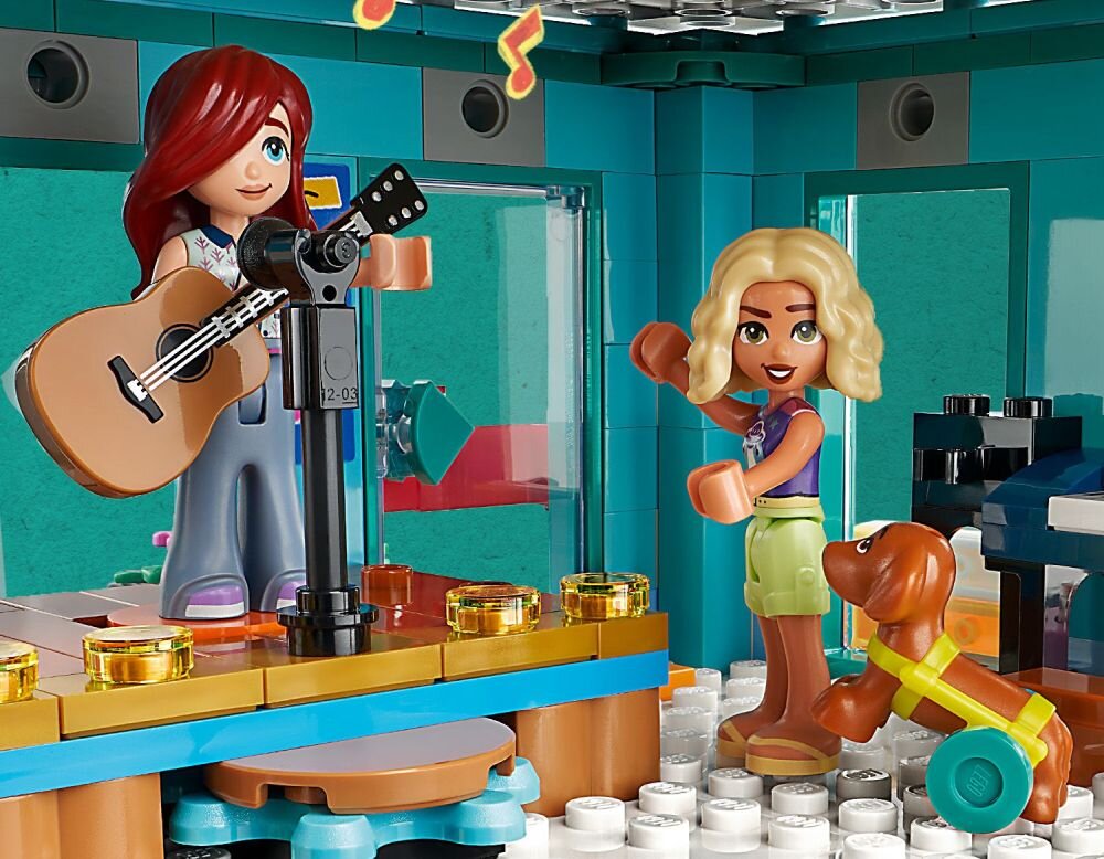 LEGO Friends Dom kultury w Heartlake 41748 klocki elementy zabawa łączenie figurki akcesoria figurka zestaw