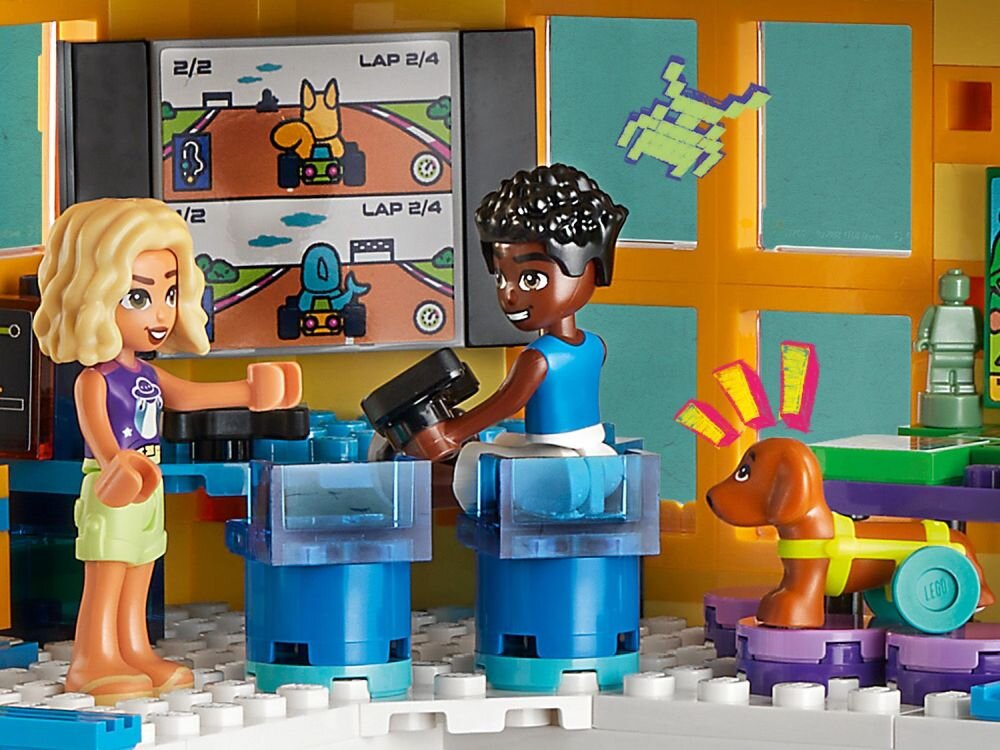 LEGO Friends Dom kultury w Heartlake 41748 klocki elementy zabawa łączenie figurki akcesoria figurka zestaw
