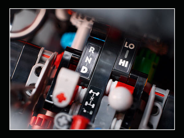 Szczegółowa skrzynia biegów