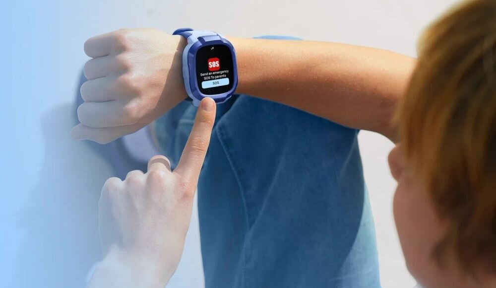 MIBRO P6 4G LTE przycisk SOS wideorozmowy kamera 2MP komunikacja smartwatch dziecko
