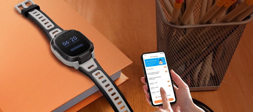 MIBRO P6 4G LTE tryb w klasie kontrola funkcji skupienie nauka smartwatch dzieci