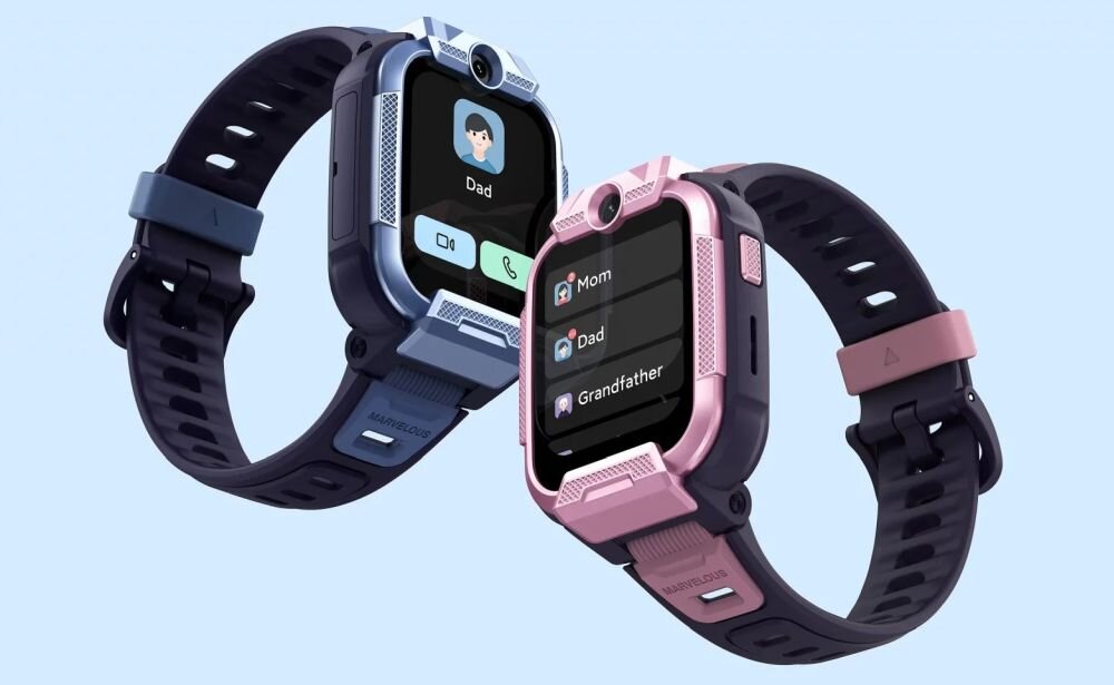 MIBRO Z5 4G LTE czat rodzinny tryb szkolny tarcze zegarka personalizacja smartwatch dzieci