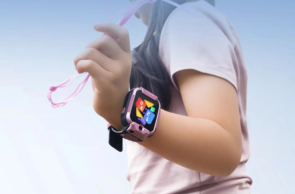 MIBRO Z5 4G LTE ekran 1.69 cala wytrzymały wyświetlacz smartwatch dla dzieci szeroki widok