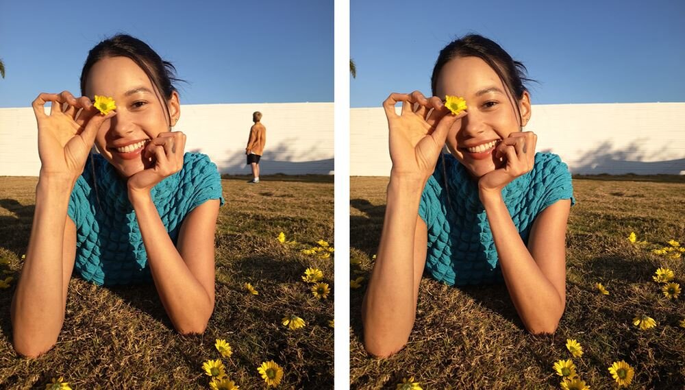 Smartfon XIAOMI Redmi Note 14 ujęcia z AI  retusz zdjęcia