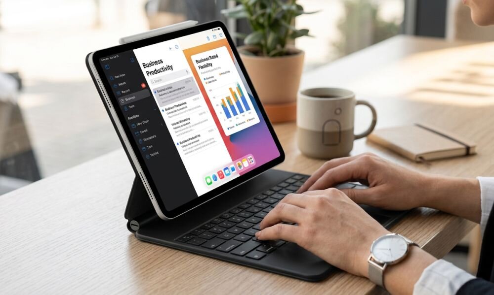 Etui na iPad Air/Pro TECH-PROTECT SmartCase Magnetic + Keyboard Czarny Klawiatura