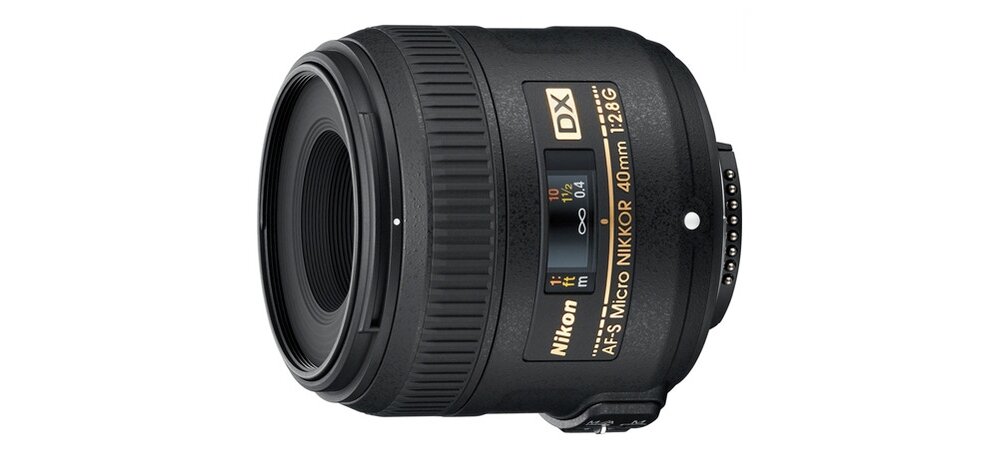 Obiektyw NIKON AF-S DX Micro ED 40 mm f-2.8G  optyka soczewki af autofocus przysłona ogniskowa bagnet montaż 