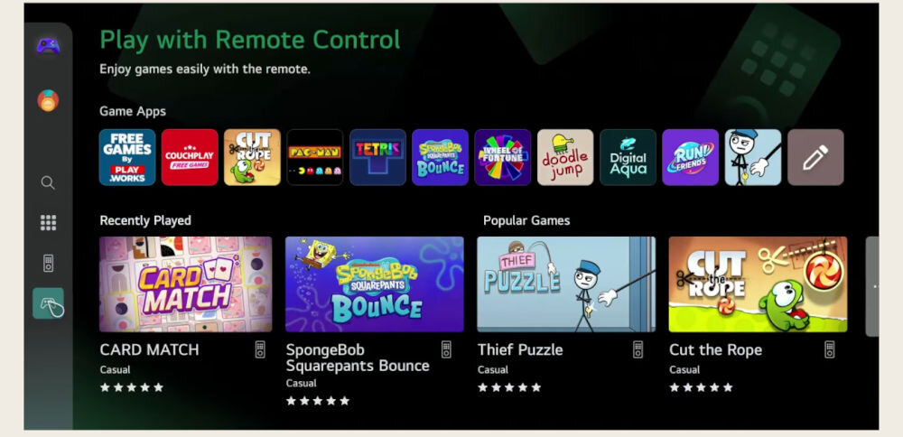 Telewizor LG 65QNED70A6A Gaming Portal GeForce NOW Xbox, telewizor od frontu na szarym tle