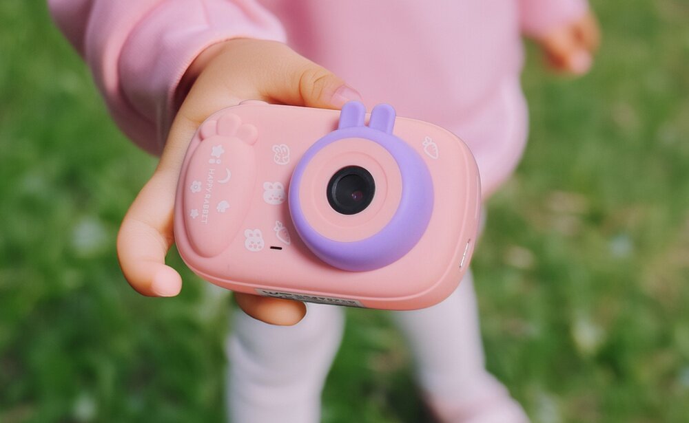 HOCO DV205 aparat dla dzieci Full HD z dwoma obiektywami i funkcją selfie