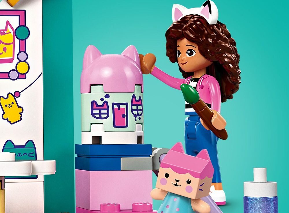LEGO 10795 Gabby-s Dollhouse Prace ręczne z Tekturzątkiem Kreatywnie