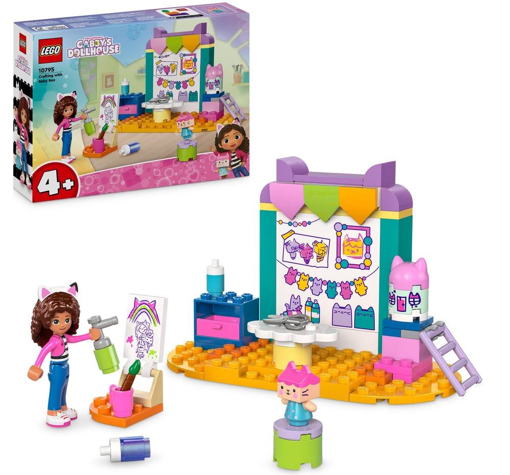 LEGO 10795 Gabby-s Dollhouse Prace ręczne z Tekturzątkiem Zestaw