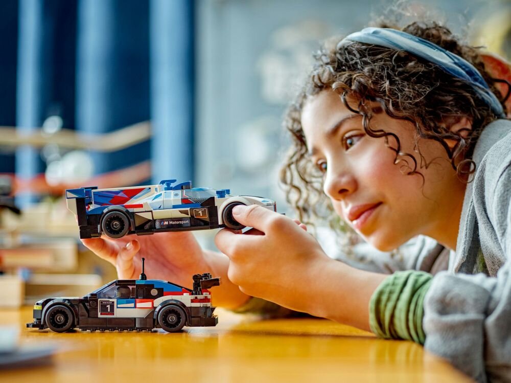 LEGO 76922 Speed Champions Samochody wyścigowe BMW M4 GT3 & BMW M Hybrid V8 pojazdy