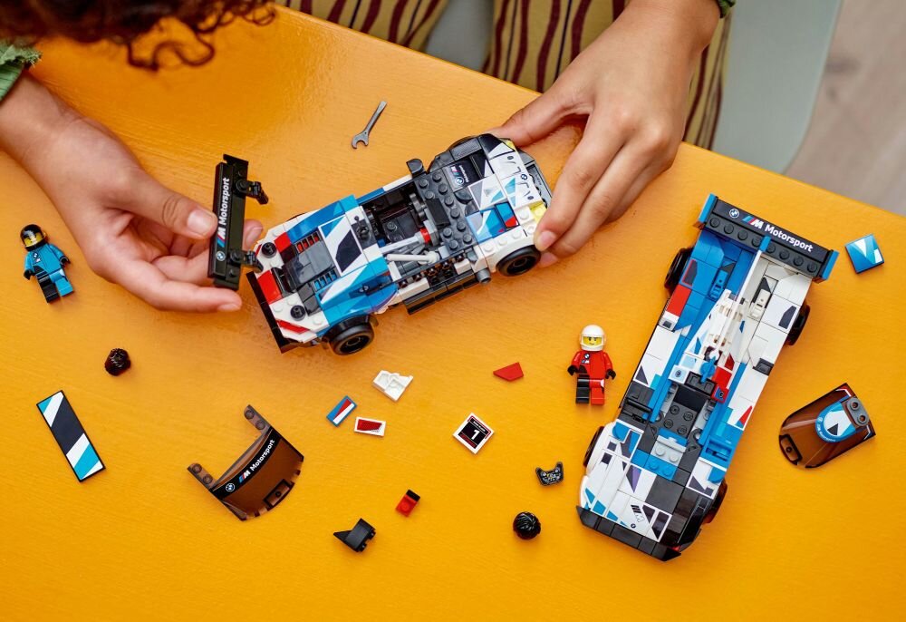 LEGO 76922 Speed Champions Samochody wyścigowe BMW M4 GT3 & BMW M Hybrid V8